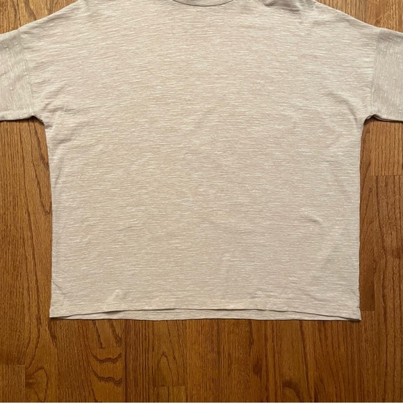 Madewell Blush Pink Boxy Turtleneck Long Sleeve Top size L - Picture 8 of 16